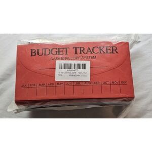 Budget Tracker Colored Envelopes With Hoke Punch